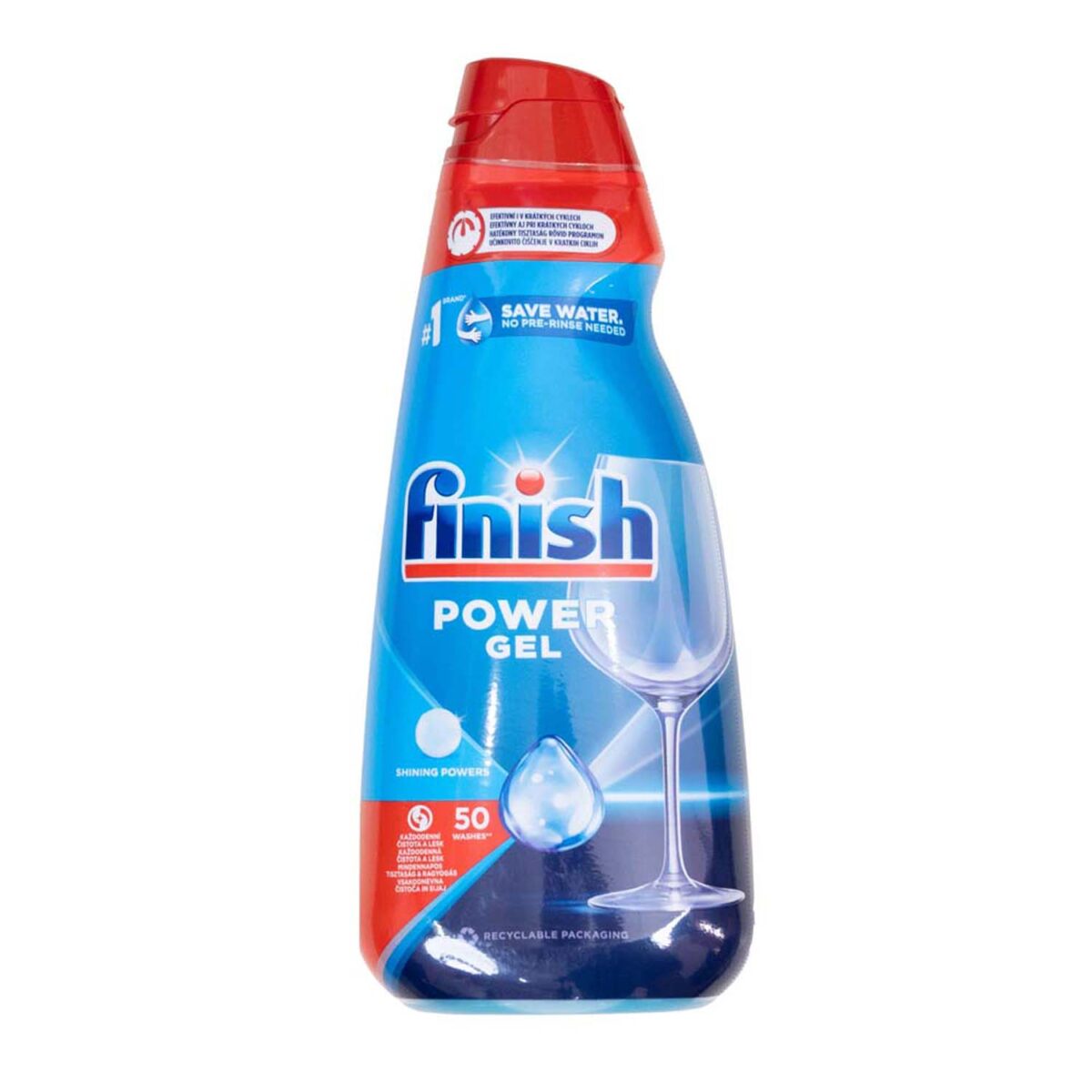 Hình ảnh thực tế Gel rửa bát FINISH Power All in 1 chai 1000ml (1)