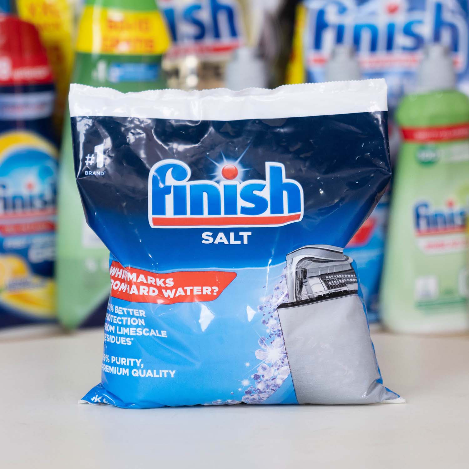 Hinh anh thuc te Muoi rua bat FINISH Salt tui 1kg 1