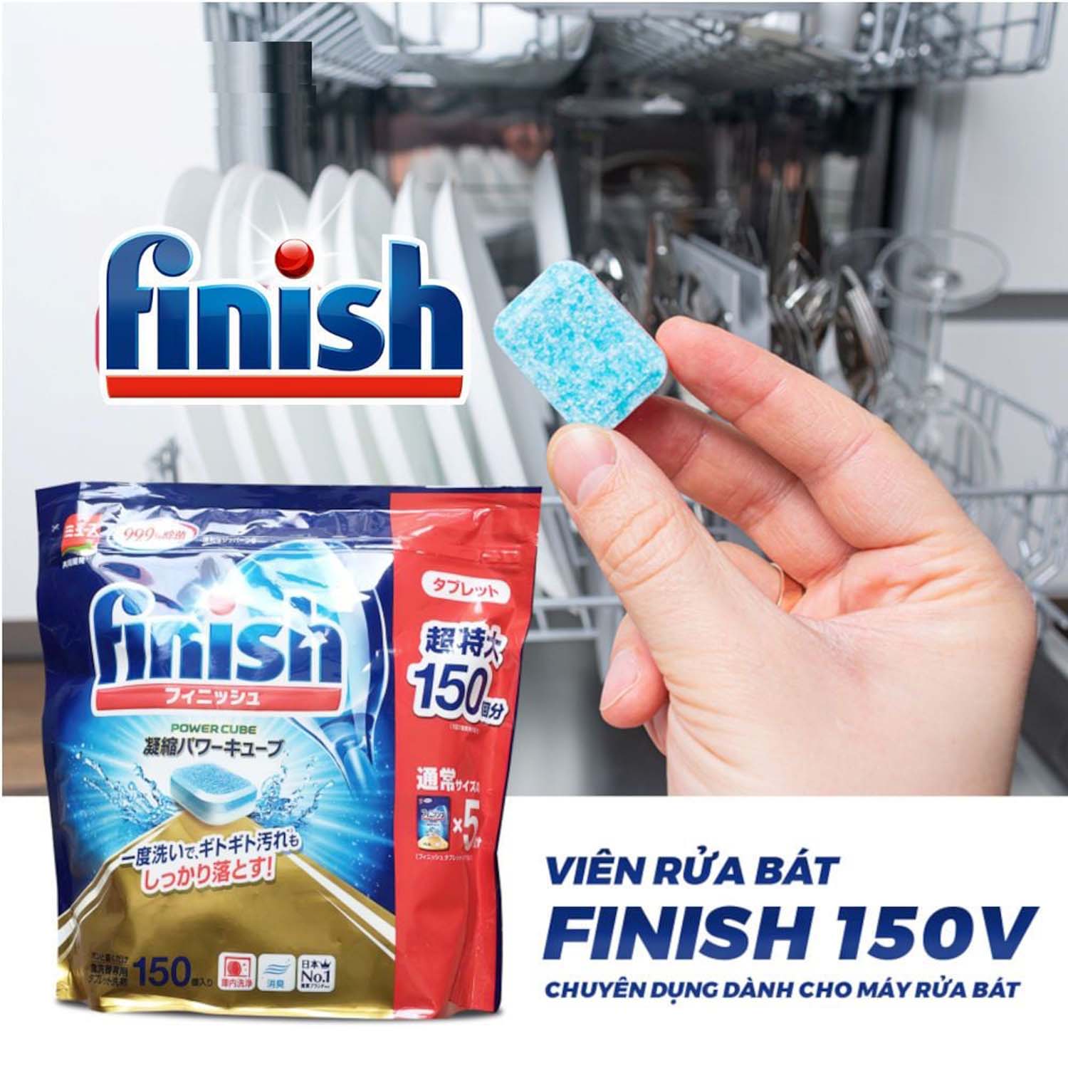 Hinh anh thuc te Vien rua bat FINISH Nhat tui 150 vien 4