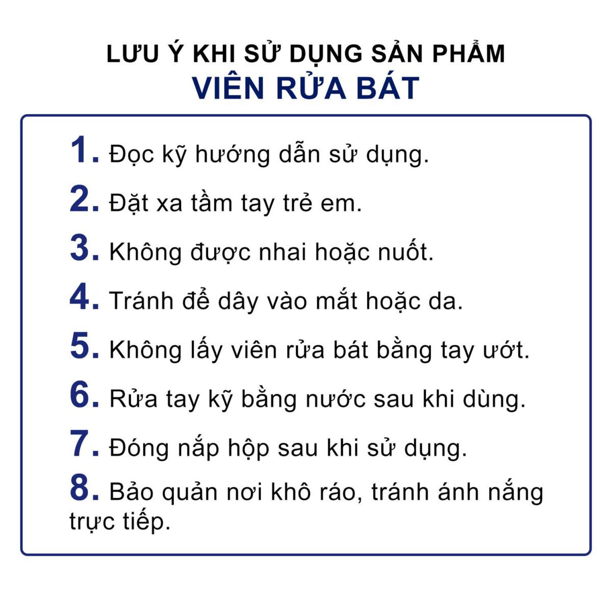 Luu y su dung Vien rua bat FINISH Quantum All in 1 tui 60 vien